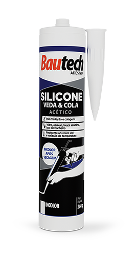 Bautech Silicone Veda e Cola
